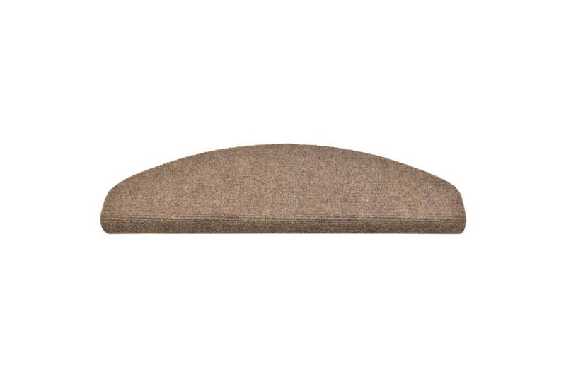 selvklæbende trappemåtter 5 stk. 65x21x4 cm tuftet - Creme - Tekstiler - Tæpper - Specialmåtte - Trappetrins tæpper