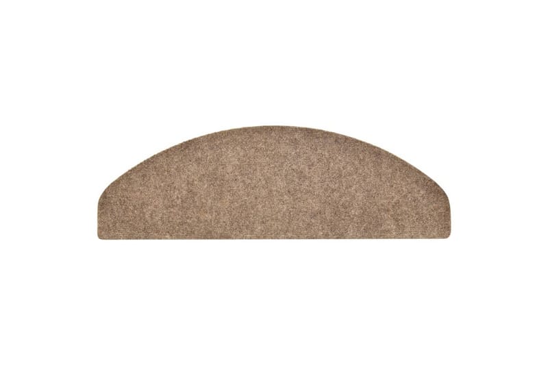 selvklæbende trappemåtter 5 stk. 65x21x4 cm tuftet - Creme - Tekstiler - Tæpper - Specialmåtte - Trappetrins tæpper