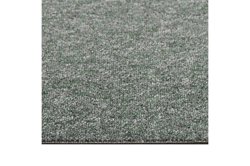 Tæppefliser 20 Stk. 5 M² 50X50 cm Grøn - Grøn - Trappetrins tæpper