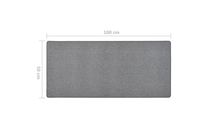 tæppeløber 50x100 cm mørkegrå - Grå - Tekstiler - Tæpper - Specialmåtte - Trappetrins tæpper