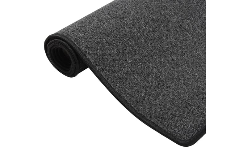 tæppeløber 80x250 cm antracitgrå - Antracit - Tekstiler - Tæpper - Specialmåtte - Trappetrins tæpper