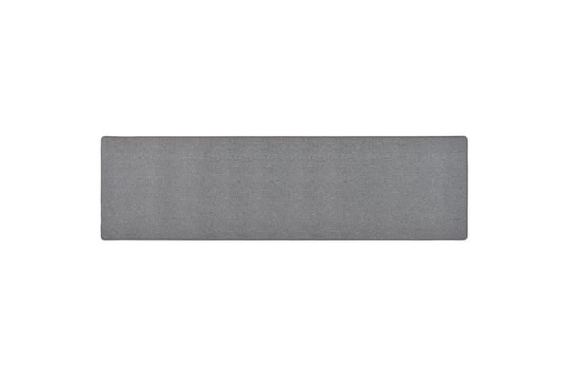 tæppeløber 80x300 cm mørkegrå - Grå - Tekstiler - Tæpper - Specialmåtte - Trappetrins tæpper