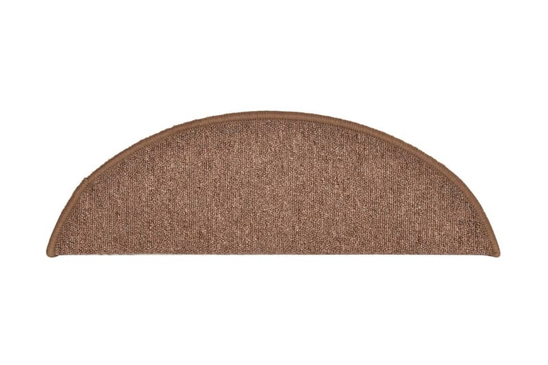 Trappemåtter 15 Stk. 56X17X3 cm Brun - Brun - Tekstiler - Tæpper - Specialmåtte - Trappetrins tæpper