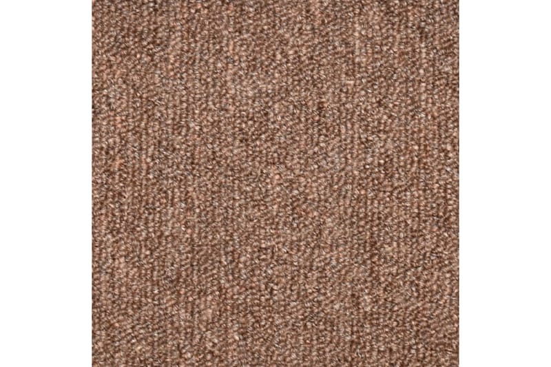 Trappemåtter 15 Stk. 56X17X3 cm Brun - Brun - Tekstiler - Tæpper - Specialmåtte - Trappetrins tæpper