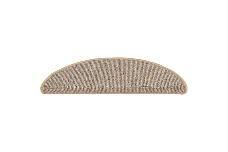 trappemåtter 15 stk. 56x17x3 cm brun - Brun - Tekstiler - Tæpper - Specialmåtte - Trappetrins tæpper