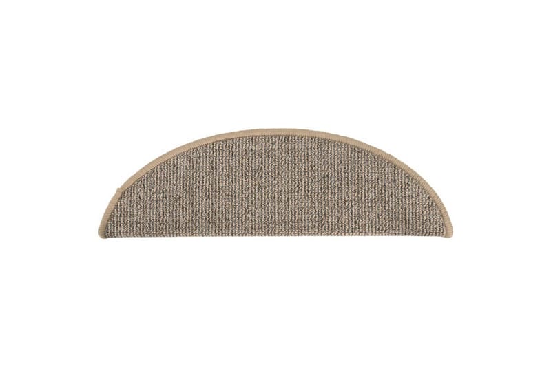 trappemåtter 15 stk. 56x17x3 cm brun - Brun - Tekstiler - Tæpper - Specialmåtte - Trappetrins tæpper