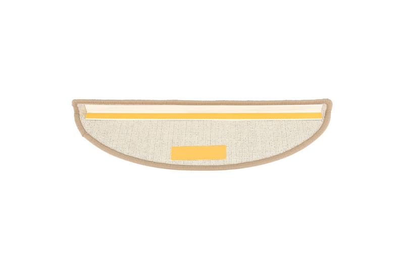 trappemåtter 15 stk. 56x17x3 cm brun - Brun - Tekstiler - Tæpper - Specialmåtte - Trappetrins tæpper