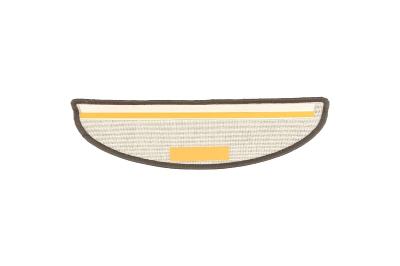trappemåtter 15 stk. 56x17x3 cm grå - Grå - Tekstiler - Tæpper - Specialmåtte - Trappetrins tæpper