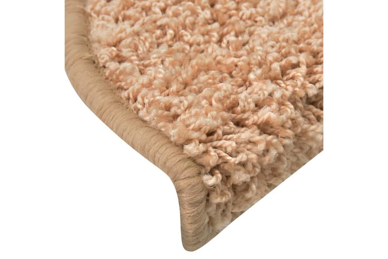 Trappemåtter 15 Stk. 56X17X3 cm Guldfarvet - Guld - Tekstiler - Tæpper - Specialmåtte - Trappetrins tæpper