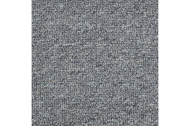 Trappemåtter 15 Stk. 56X17X3 cm Lysegrå Og Blå - Grå - Tekstiler - Tæpper - Specialmåtte - Trappetrins tæpper