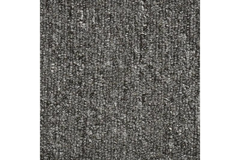 Trappemåtter 15 Stk. 56X17X3 cm Mørkegrå - Grå - Trappetrins tæpper