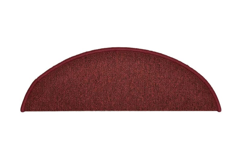 Trappemåtter 15 Stk. 56X17X3 cm Rød - Rød - Tekstiler - Tæpper - Specialmåtte - Trappetrins tæpper