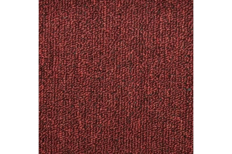 Trappemåtter 15 Stk. 56X17X3 cm Rød - Rød - Trappetrins tæpper