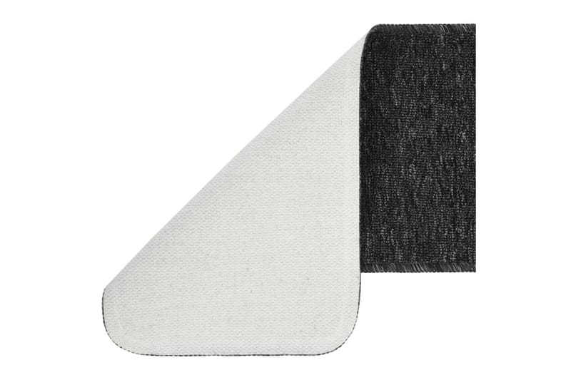 trappemåtter 15 stk. 60x25 cm skridsikker antracitgrå - Antracit - Tekstiler - Tæpper - Specialmåtte - Trappetrins tæpper