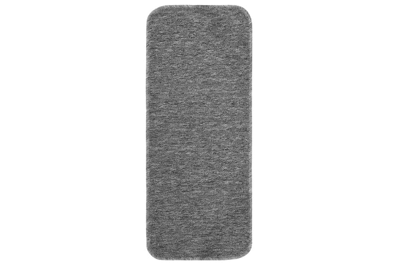 trappemåtter 15 stk. 60x25 cm skridsikker grå - Grå - Tekstiler - Tæpper - Specialmåtte - Trappetrins tæpper
