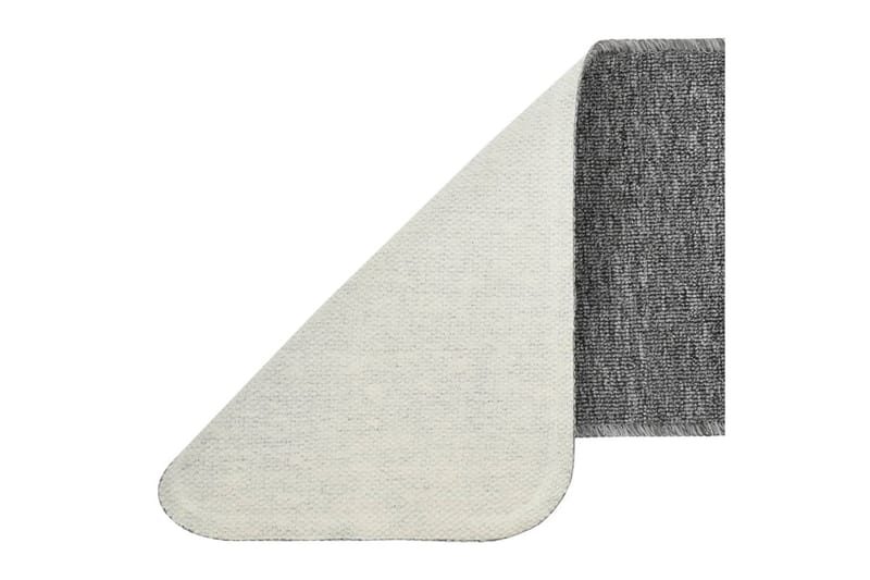 trappemåtter 15 stk. 60x25 cm skridsikker grå - Grå - Tekstiler - Tæpper - Specialmåtte - Trappetrins tæpper