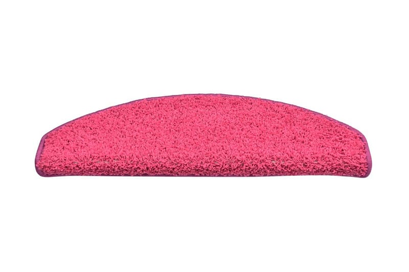 Trappemåtter 15 Stk. 65X21X4 cm Lyserød - Lyserød - Tekstiler - Tæpper - Specialmåtte - Trappetrins tæpper