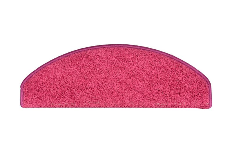 Trappemåtter 15 Stk. 65X21X4 cm Lyserød - Lyserød - Tekstiler - Tæpper - Specialmåtte - Trappetrins tæpper