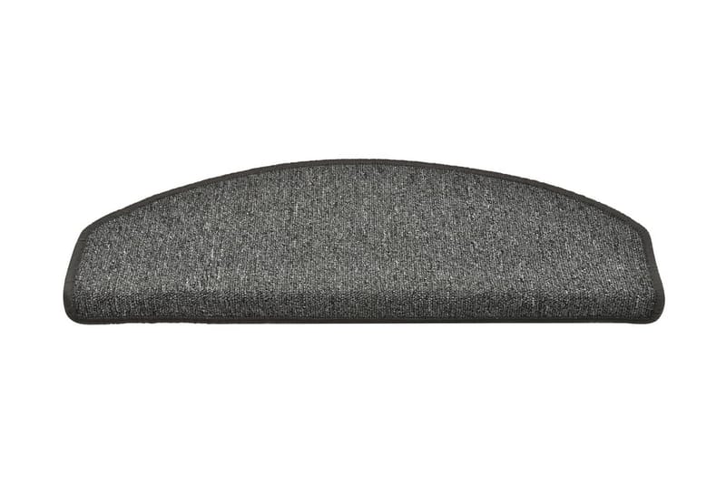 Trappemåtter 15 Stk. 65X24X4 cm Mørkegrå - Grå - Tekstiler - Tæpper - Specialmåtte - Trappetrins tæpper
