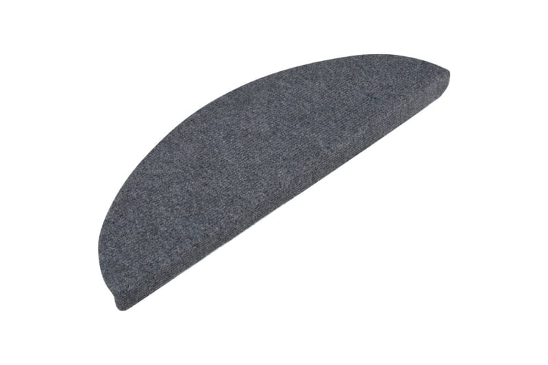 trappemåtter 15 stk. 65x26 cm selvklæbende grå - Grå - Tekstiler - Tæpper - Specialmåtte - Trappetrins tæpper