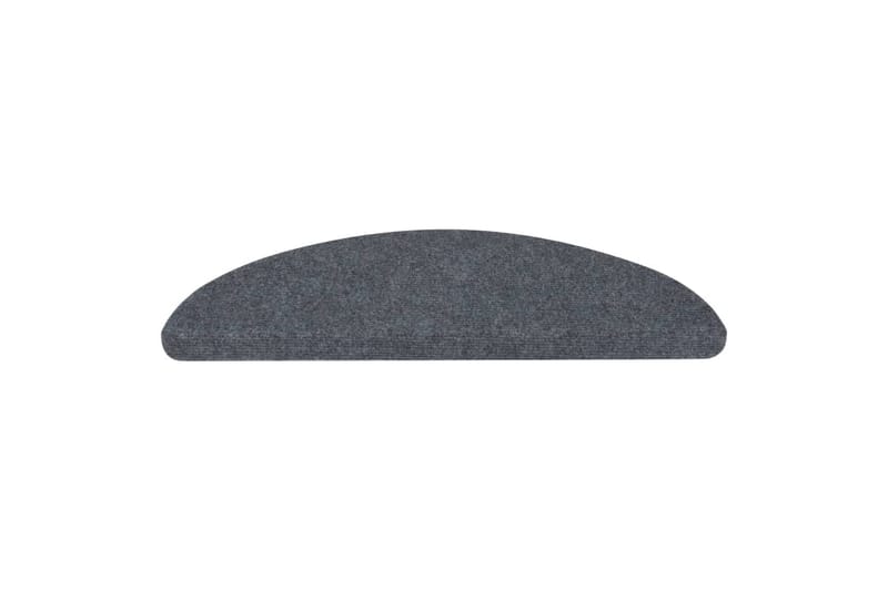 trappemåtter 15 stk. 65x26 cm selvklæbende grå - Grå - Tekstiler - Tæpper - Specialmåtte - Trappetrins tæpper