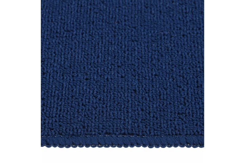 trappemåtter 15 stk. 75x20 cm skridsikker marineblå - Blå - Trappetrins tæpper