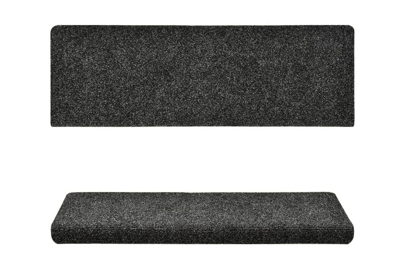 trappemåtter 5 stk. 65x25 cm tuftet grå - Grå - Tekstiler - Tæpper - Specialmåtte - Trappetrins tæpper