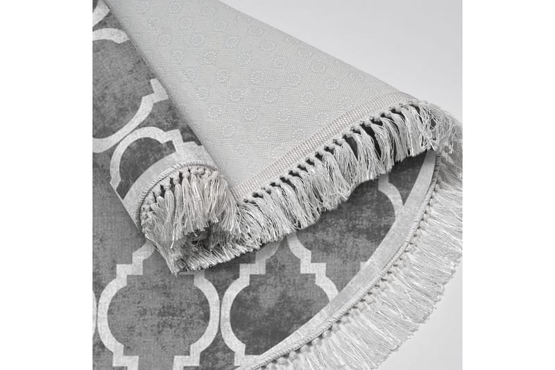Alanur Home Tæppe 160x160 cm - Grå - Wiltontæpper - Mønstrede tæpper - Store tæpper