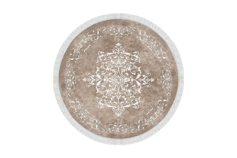 Alanur Home Tæppe 180 cm Rund, Beige