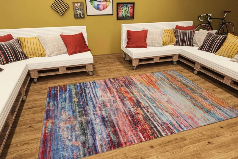 Artloop Tæppe 210x310 cm - Multifarvet - Tekstiler - Tæpper - Store tæpper