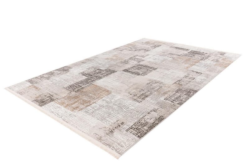 Coulia Tæppe St Grå/Sølv 200x300 cm - Store tæpper - Patchwork tæppe