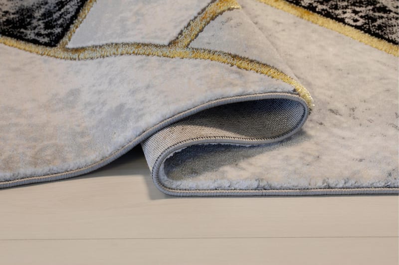 Diamond Spectra Tæppe 80x300 cm Guld - Tekstiler - Tæpper - Store tæpper
