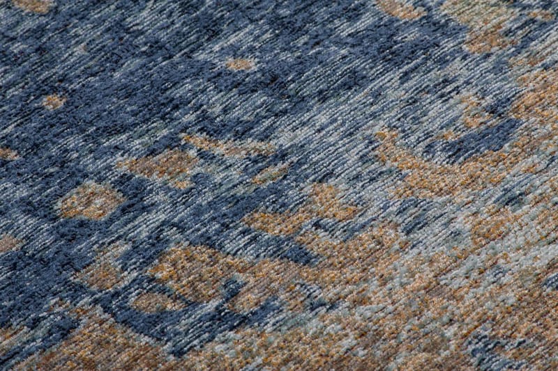 Drewgreatrich Diw Tæppe 115x170 cm Blå - D-Sign - Wiltontæpper - Store tæpper - Mønstrede tæpper