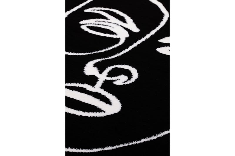 Eriswil Face Tæppe 160x230 cm - Sort - Wiltontæpper - Mønstrede tæpper - Store tæpper