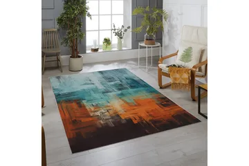 Errege Tæppe 160x230 cm - Flerfarvet - Tekstiler - Tæpper - Moderne tæppe - Bomuldstæpper