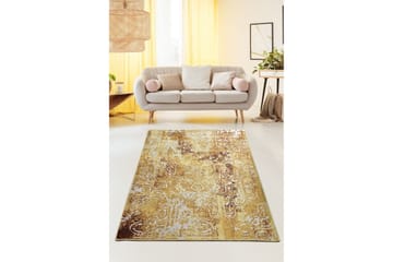Fabrony Tæppe 160x230 cm - Sennep/Velour - Tekstiler - Tæpper - Moderne tæppe - Wiltontæpper