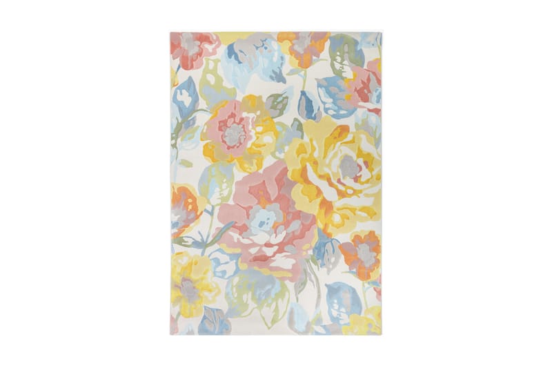 Floracion Flower Tæppe 160x230 cm - Flerfarvet - Wiltontæpper - Mønstrede tæpper - Store tæpper