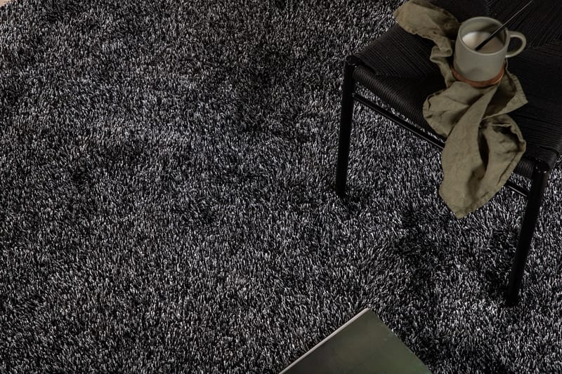 Freluga tæppe 200x200 cm - Antracitgrå - Ryatæpper - Store tæpper