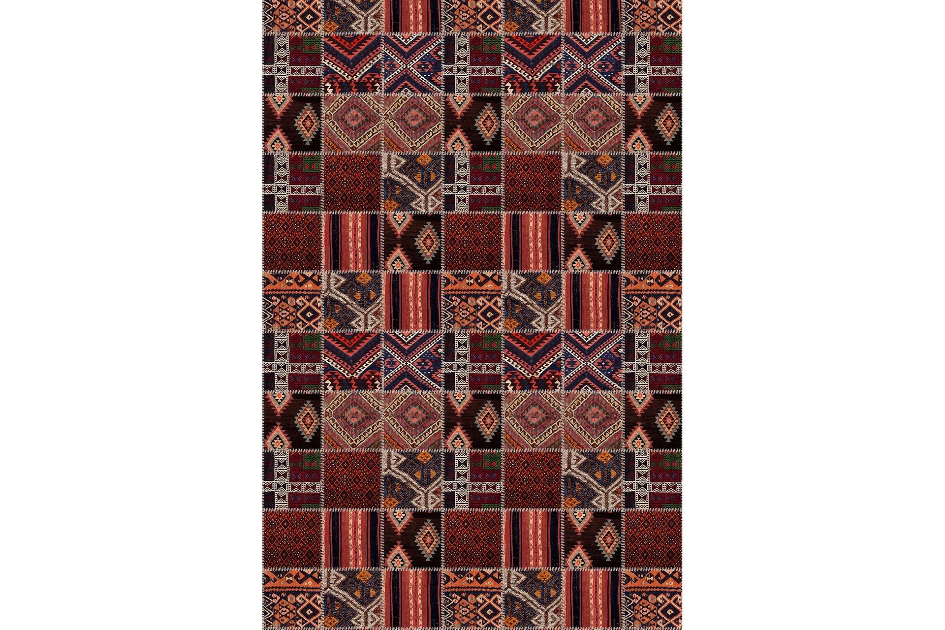 Homefesto Tæppe 160x230 cm - Multifarvet - Tekstiler - Tæpper - Moderne tæppe - Wiltontæpper