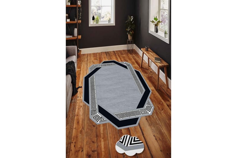 Homefesto Tæppe 160x230 cm - Multifarvet - Tekstiler - Tæpper - Moderne tæppe - Wiltontæpper