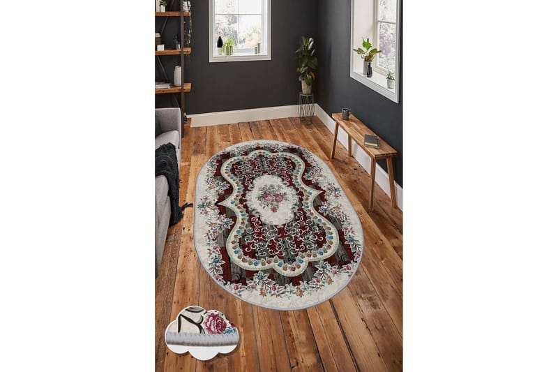 Homefesto Tæppe 160x230 cm - Multifarvet - Tekstiler - Tæpper - Moderne tæppe - Wiltontæpper