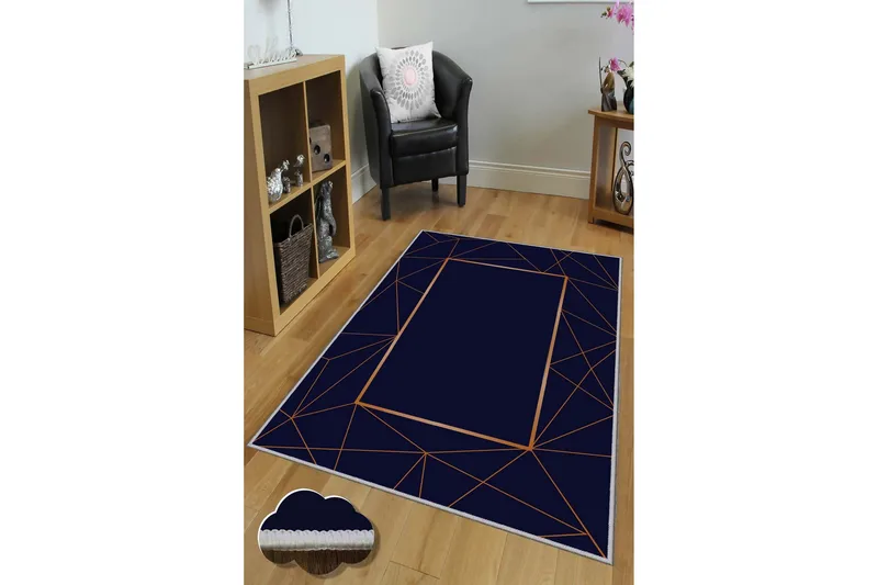 Homefesto Tæppe 160x230 cm - Multifarvet - Tekstiler - Tæpper - Moderne tæppe - Wiltontæpper