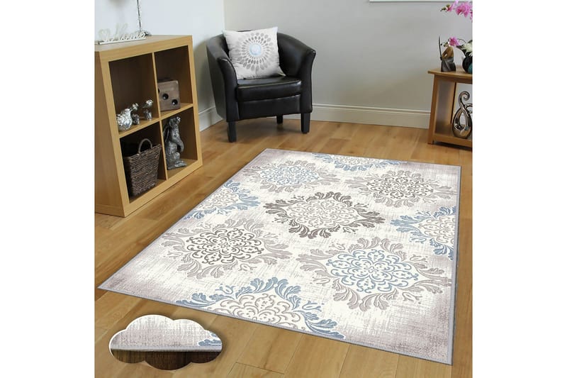 Homefesto Tæppe 160x230 cm - Multifarvet - Tekstiler - Tæpper - Moderne tæppe - Wiltontæpper