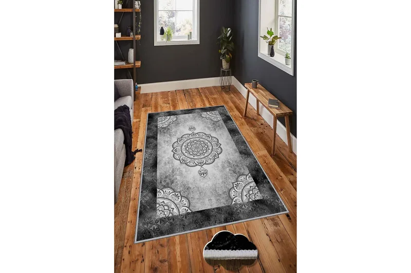 Homefesto Tæppe 160x230 cm - Multifarvet - Tekstiler - Tæpper - Moderne tæppe - Wiltontæpper