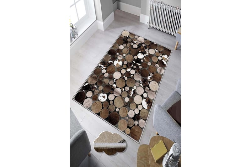 Homefesto Tæppe 180x280 cm - Multifarvet - Tekstiler - Tæpper - Moderne tæppe - Wiltontæpper