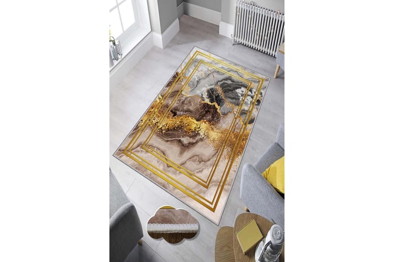 Homefesto Tæppe 180x280 cm - Multifarvet - Tekstiler - Tæpper - Moderne tæppe - Wiltontæpper