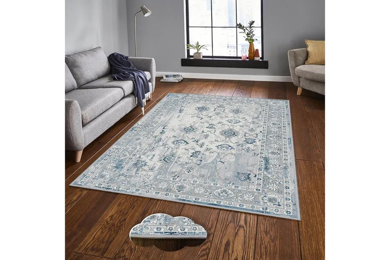 Homefesto Tæppe 180x280 cm - Multifarvet - Tekstiler - Tæpper - Moderne tæppe - Wiltontæpper