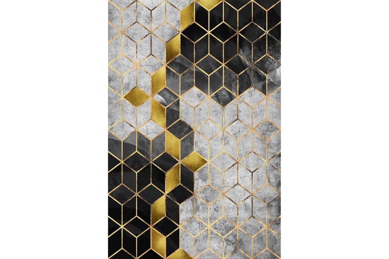 Homefesto Tæppe 180x280 cm - Multifarvet - Tekstiler - Tæpper - Moderne tæppe - Wiltontæpper