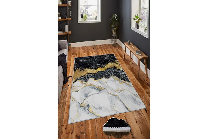 Homefesto Tæppe 180x280 cm - Multifarvet - Tekstiler - Tæpper - Moderne tæppe - Wiltontæpper