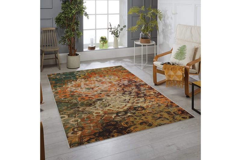 Kermet Tæppe 160x230 cm - Flerfarvet - Tekstiler - Tæpper - Store tæpper